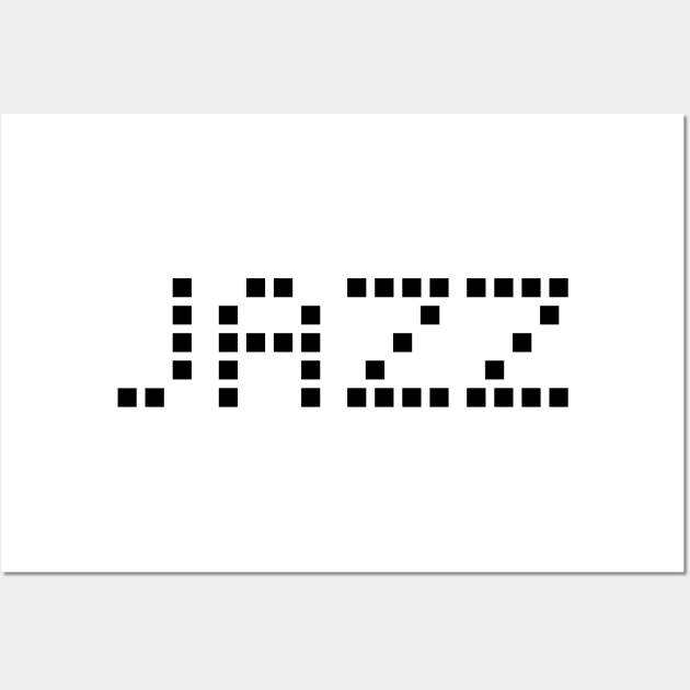 jazz digital logo Wall Art by lkn